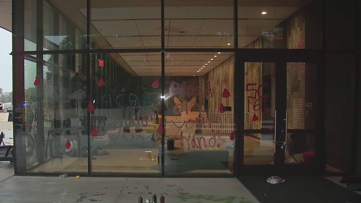 Pro-Palestine protesters take over CSULA building